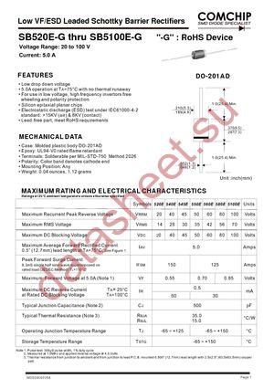 SB560E-G datasheet  